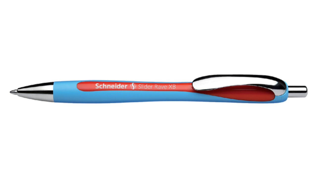 Balpen Schneider Slider Rave extra breed rood