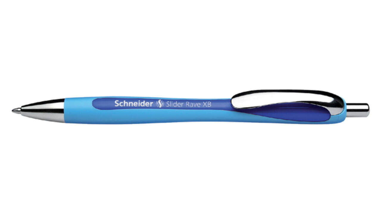 Balpen Schneider Slider Rave extra breed donkerblauw