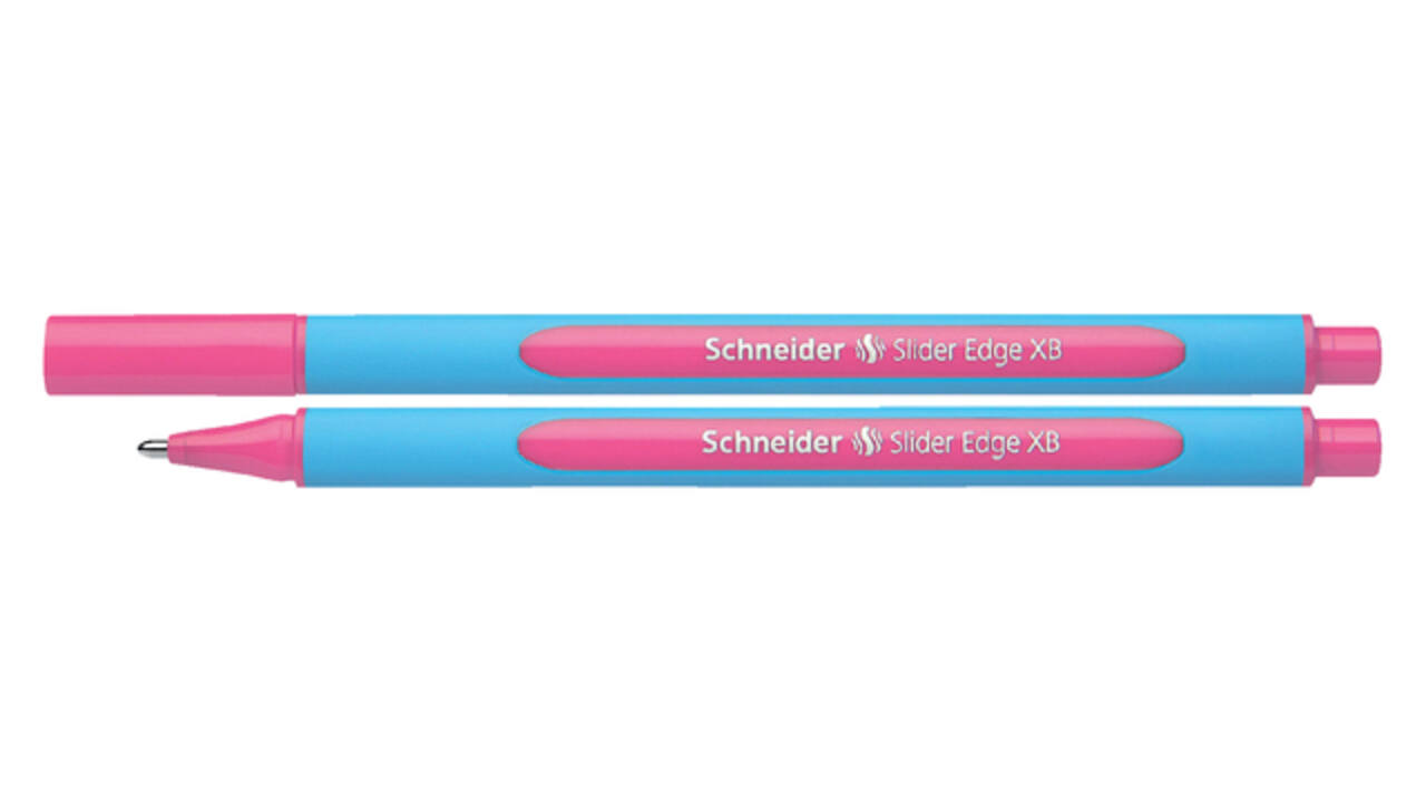 Balpen Schneider Slider Edge extra breed roze