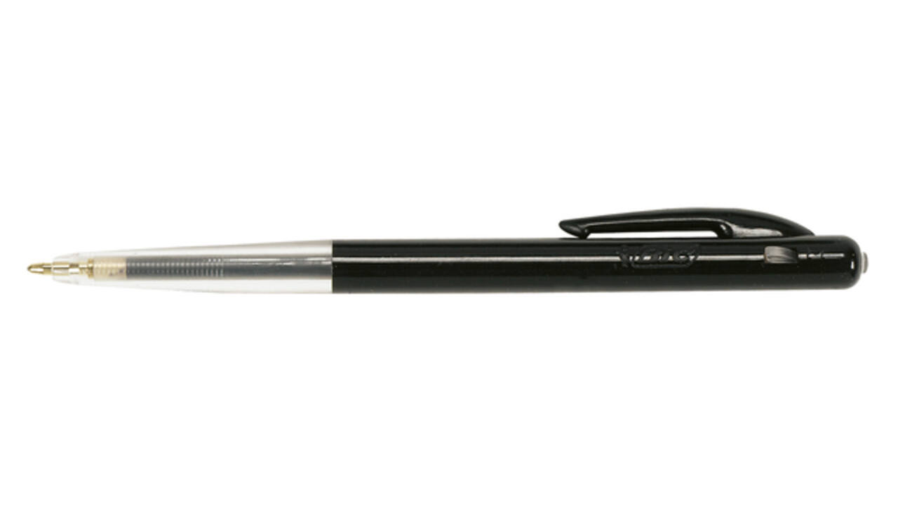 Balpen Bic M10 medium zwart doos à 90+10 gratis