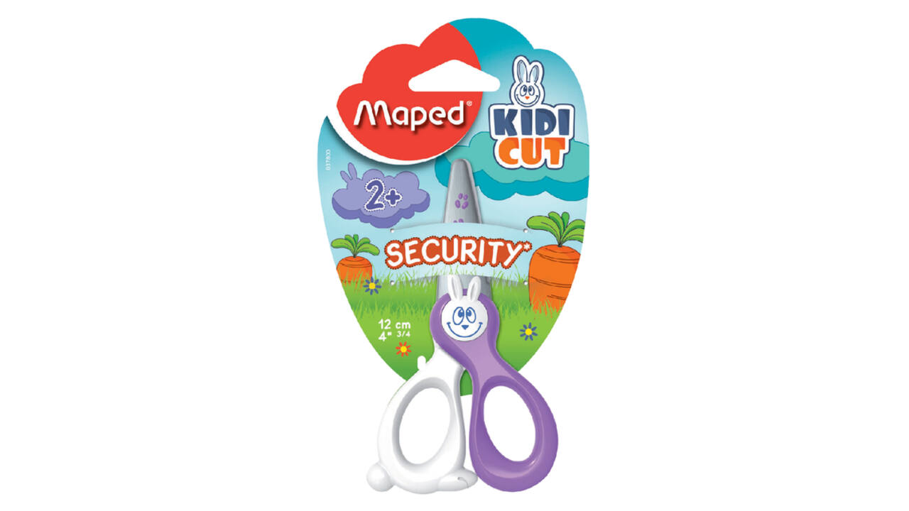 Kinderschaar Maped KidiCut 12cm assorti