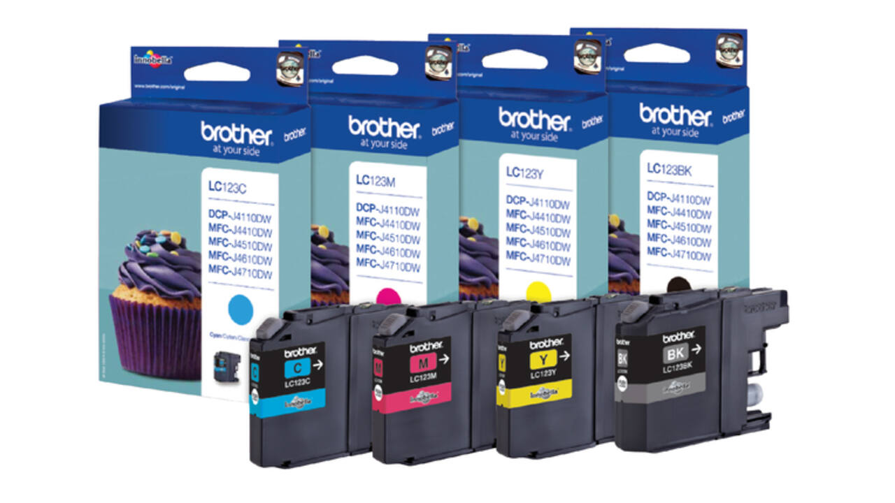 Inktcartridge Brother LC-123Y geel