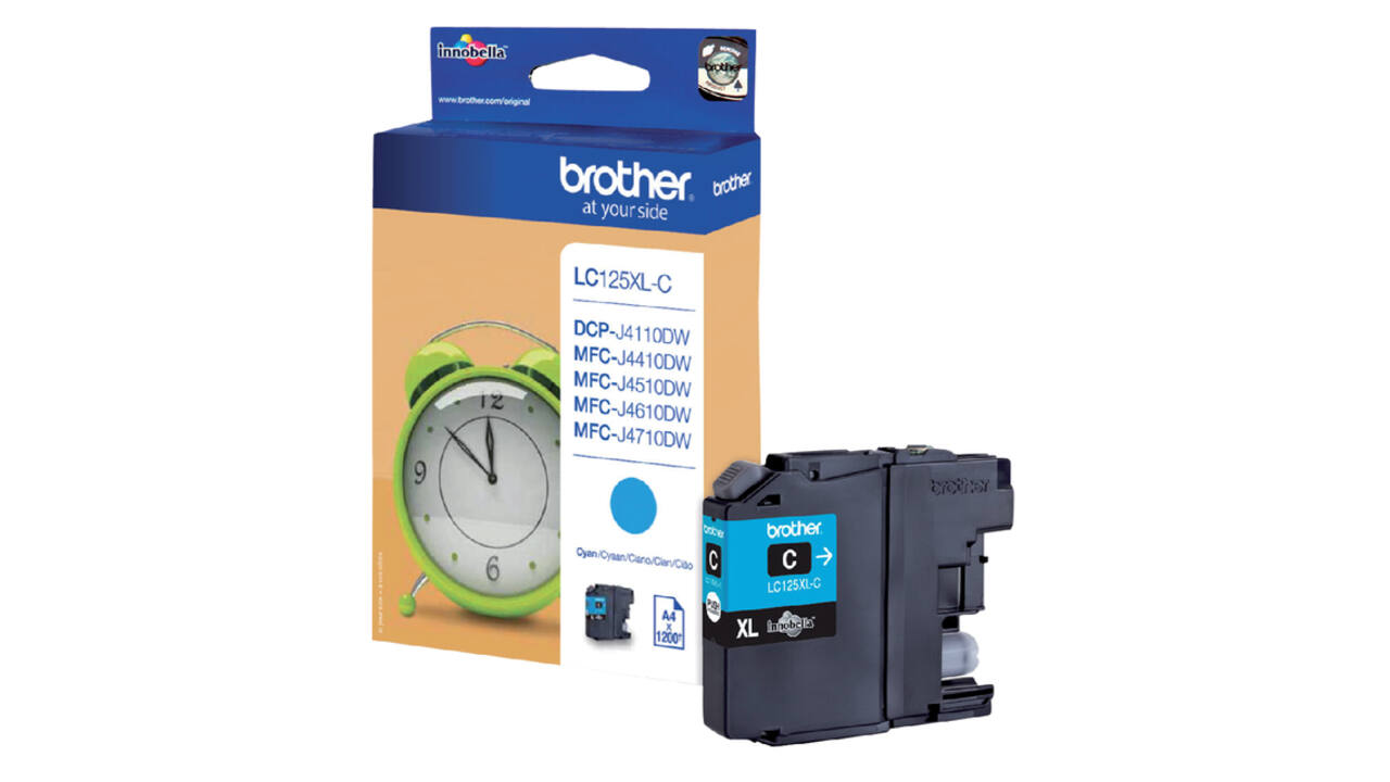 Inktcartridge Brother LC-125XLC blauw