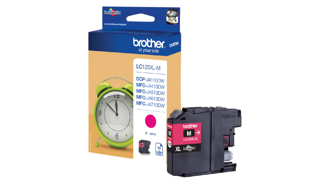 Inktcartridge Brother LC-125XLM rood