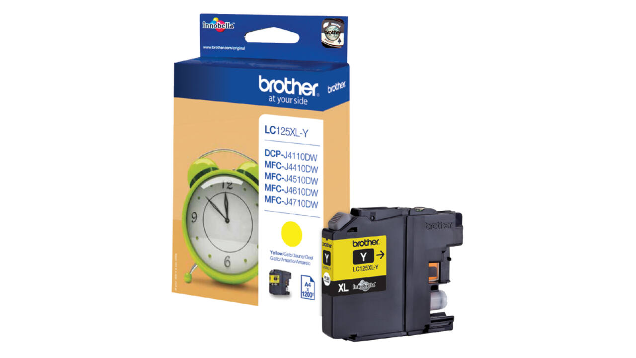 Inktcartridge Brother LC-125XLY geel