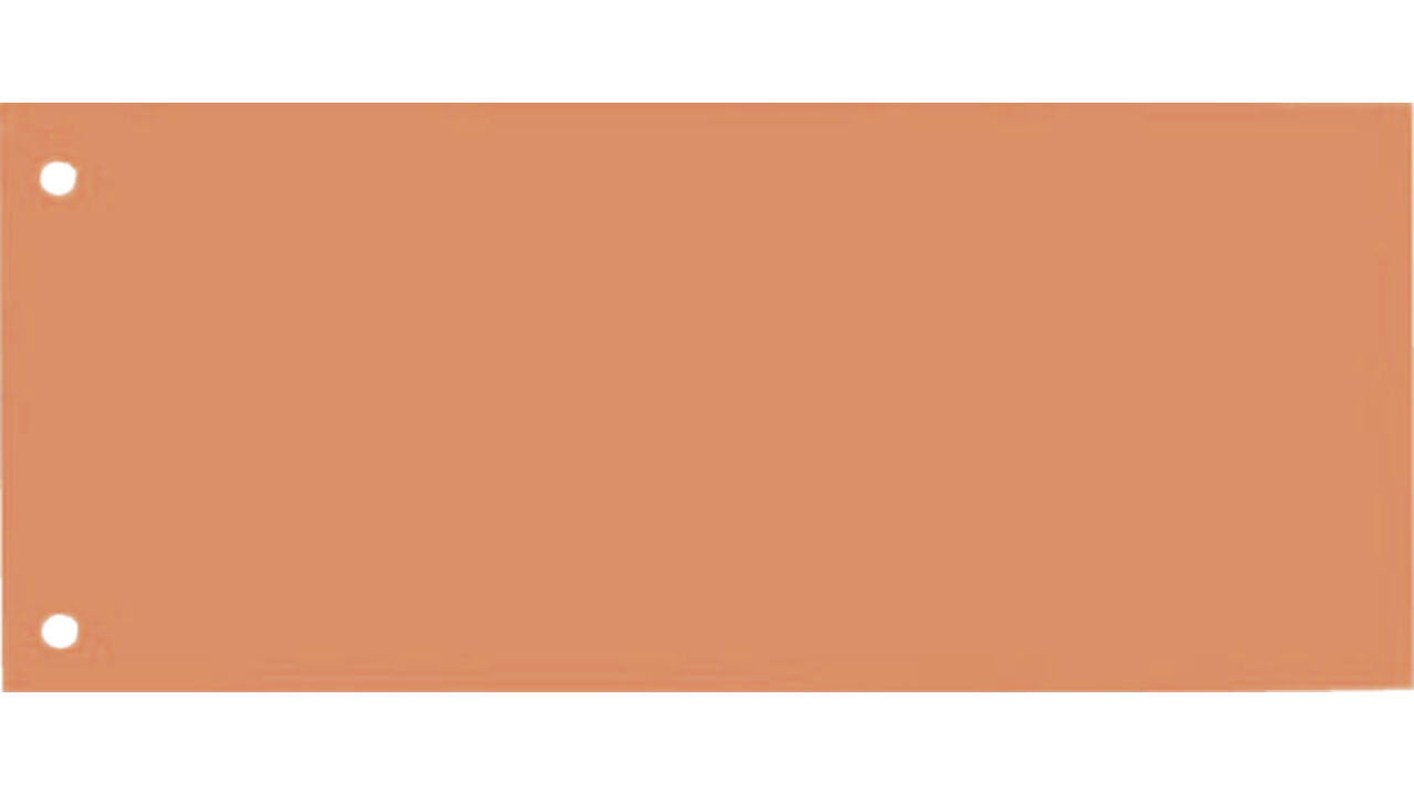 Scheidingsstrook Oxford smal 240x105mm 190gr oranje 100 stuks
