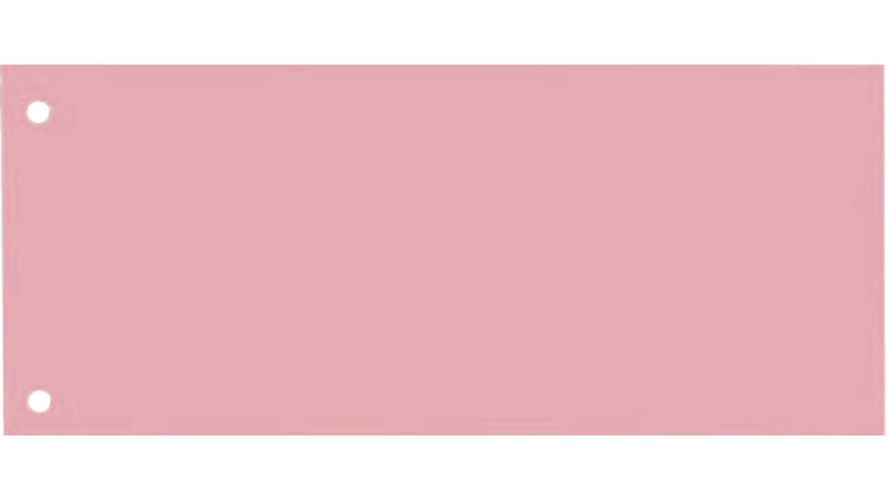 Scheidingsstrook Oxford smal 240x105mm 190gr roze 100 stuks