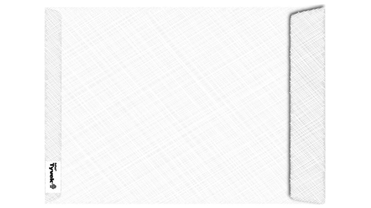 Envelop Tyvek akte EB4 262x371mm 54gr wit doos à 100 stuks
