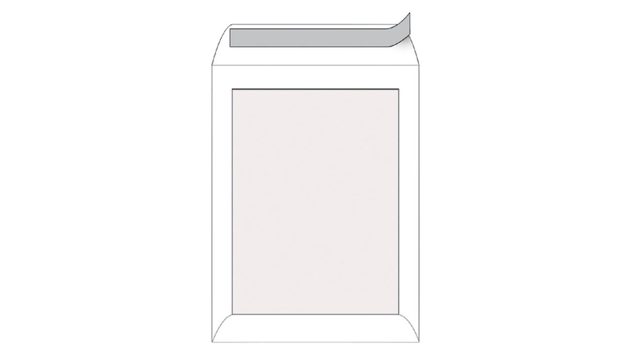 Envelop Quantore bordrug EA4 220x312mm zelfklevend wit 100 stuks