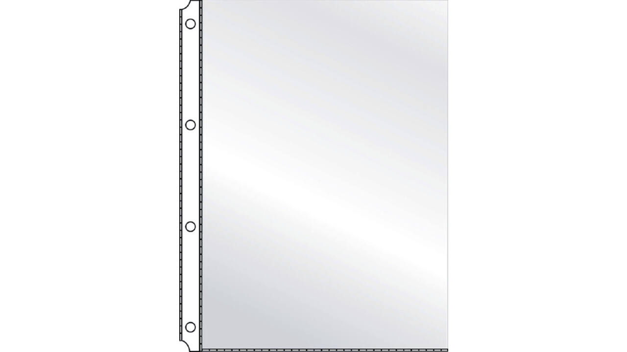 Showtas Quantore A4 4-gaats PP 0.08mm glad 100 stuks