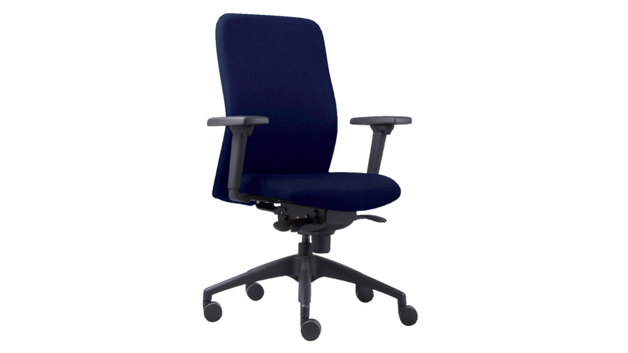 Bureaustoel Euroseats Vigo blauw
