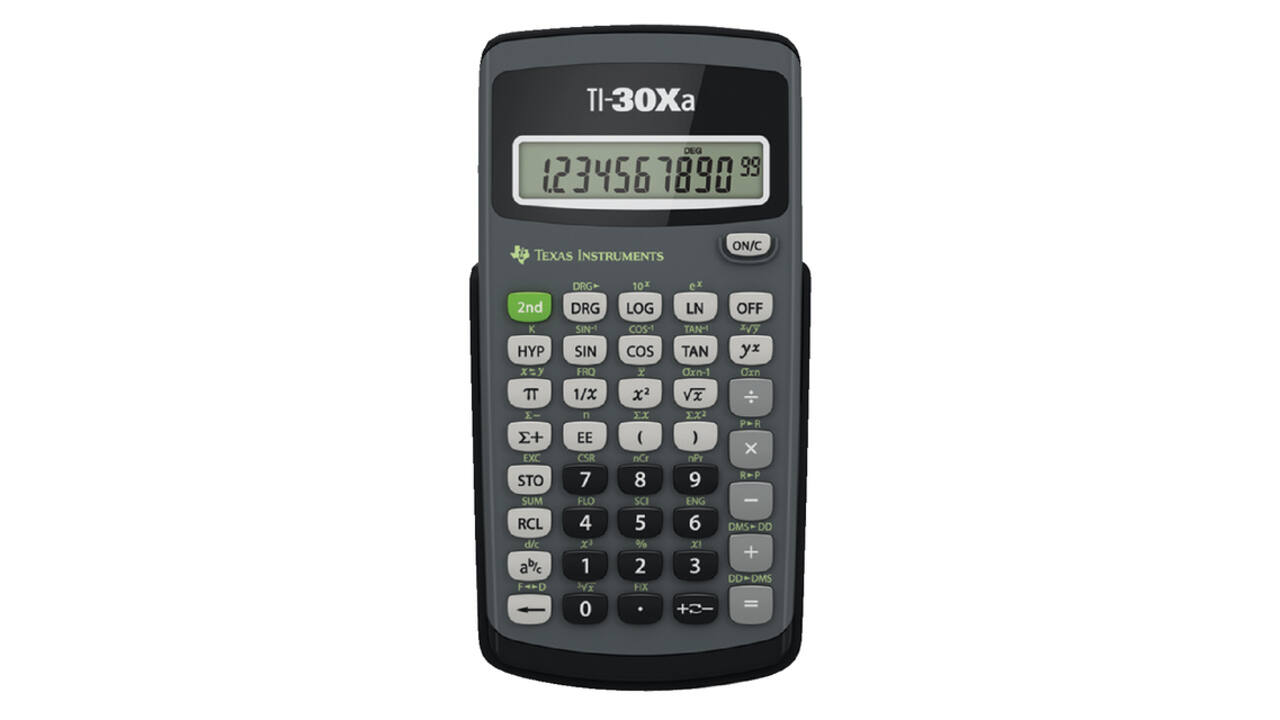 Rekenmachine TI-30XA