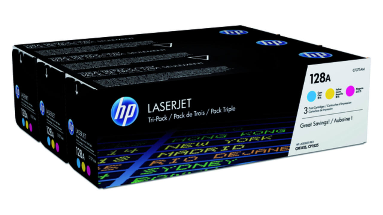 Tonercartridge HP CF371AM 128A 3 kleuren