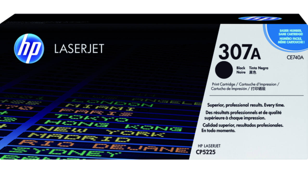 Tonercartridge HP CE740A 307A zwart