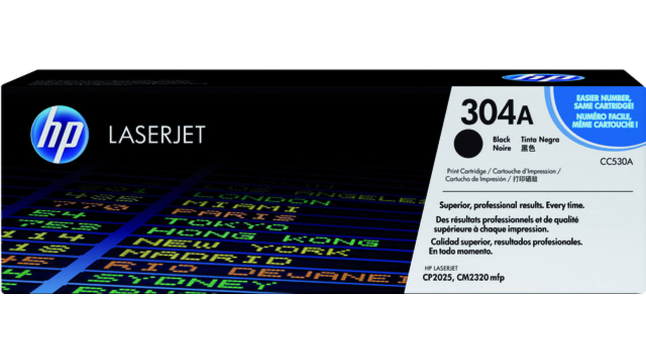 Tonercartridge HP CC530A 304A zwart