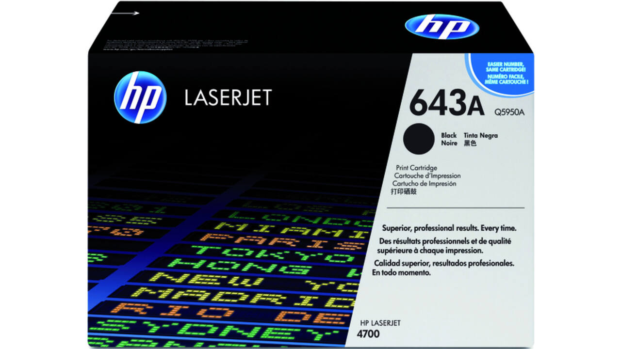 Tonercartridge HP Q5950A 643A zwart
