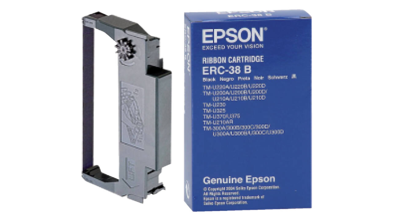 Lint Epson S015244 voor ERC38 nylon zwart