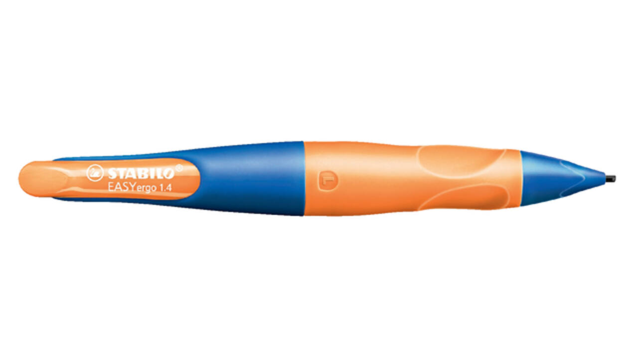 Vulpotlood STABILO Easyergo HB 1.4mm links ultramarine/neon or blister
