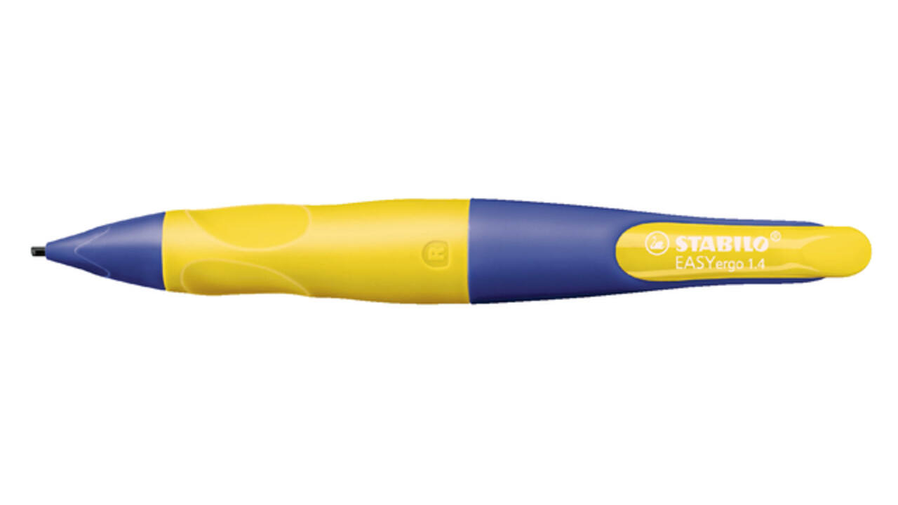 Vulpotlood STABILO Easyergo HB 1.4mm rechts  paars/neon gl blister
