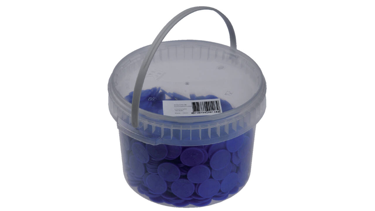 Consumptiemunt Combicraft blauw 750 stuks