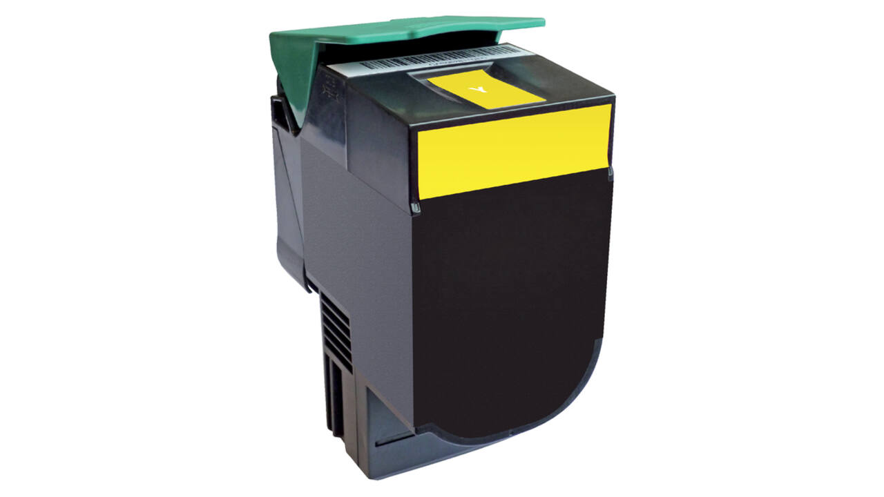 Tonercartridge Quantore alternatief tbv Lexmark C540H1YG geel