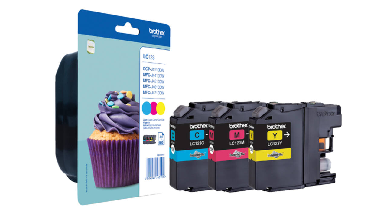 Inktcartridge Brother LC-123RBWBP 3 kleuren