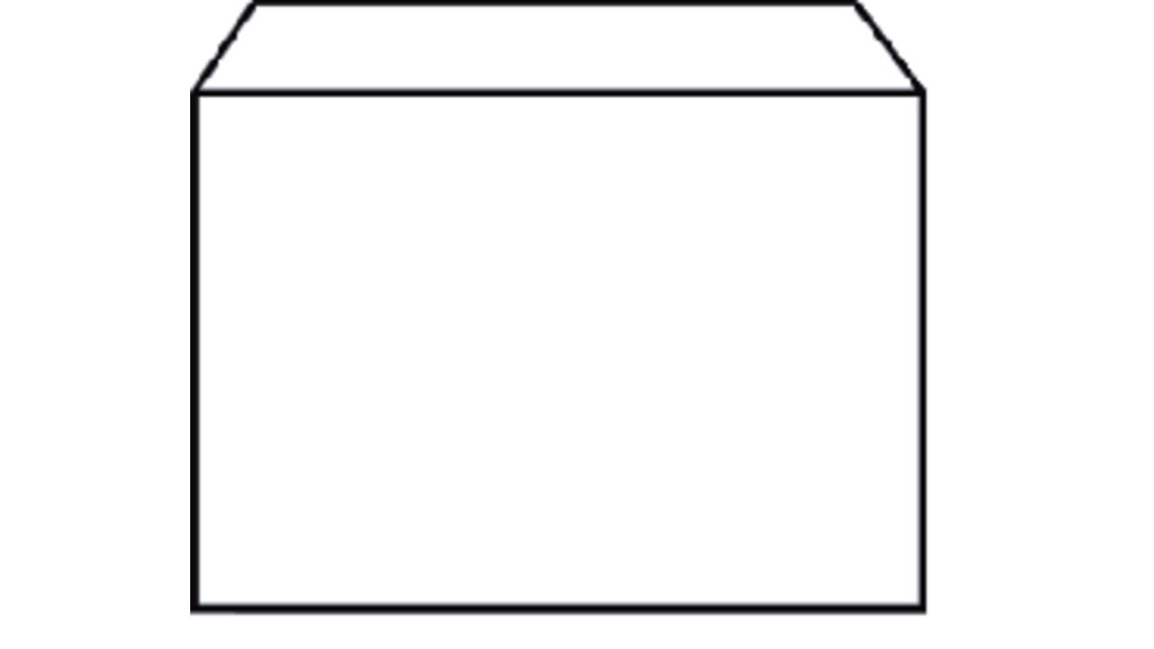 Envelop Quantore bank C6 114x162mm wit 25 stuks