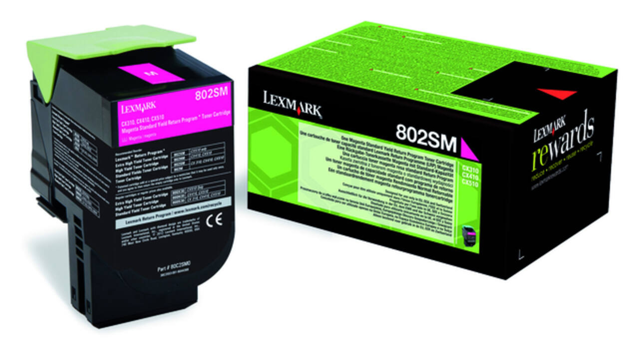 Tonercartridge Lexmark 80C2SM0 prebate rood