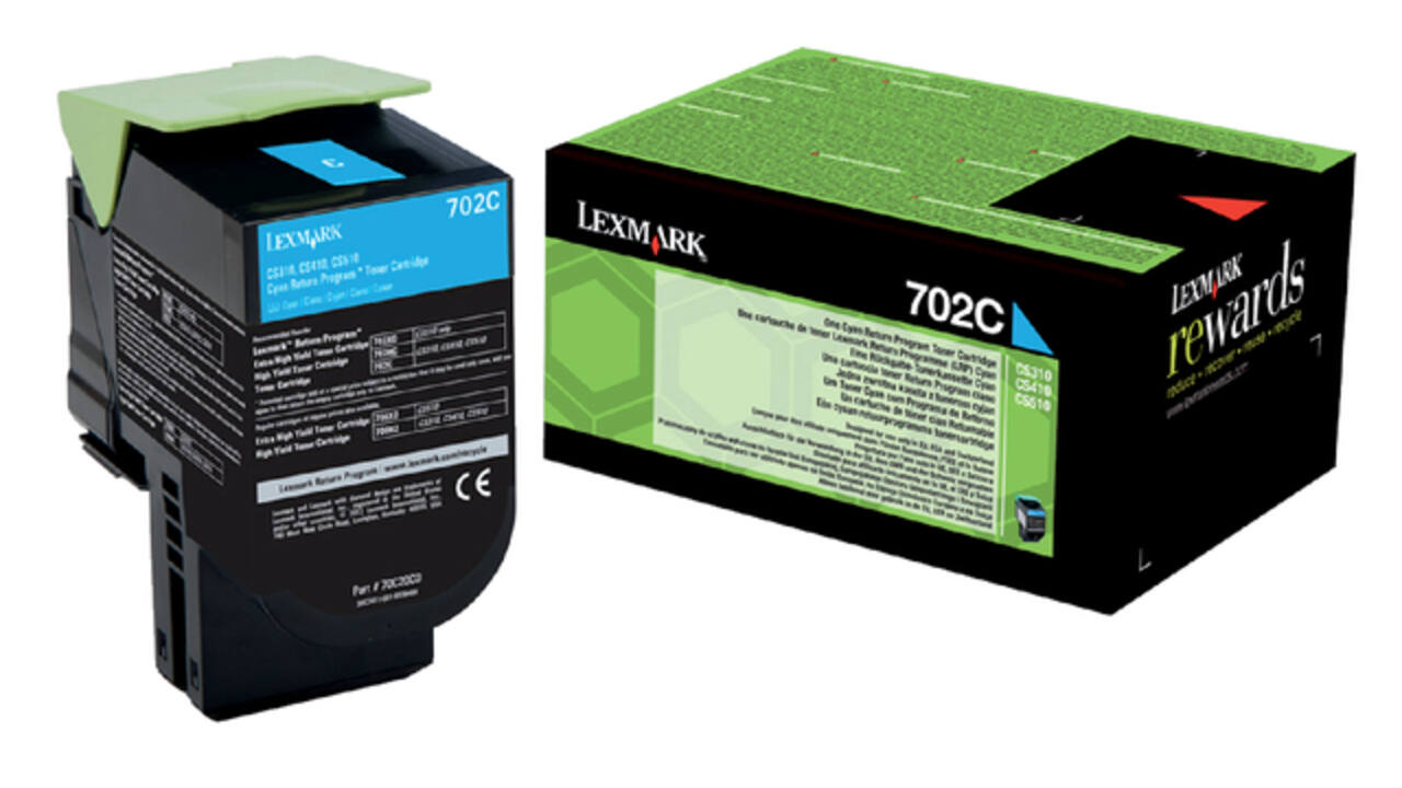 Tonercartridge Lexmark 70C20C0 / 70C20CE  blauw