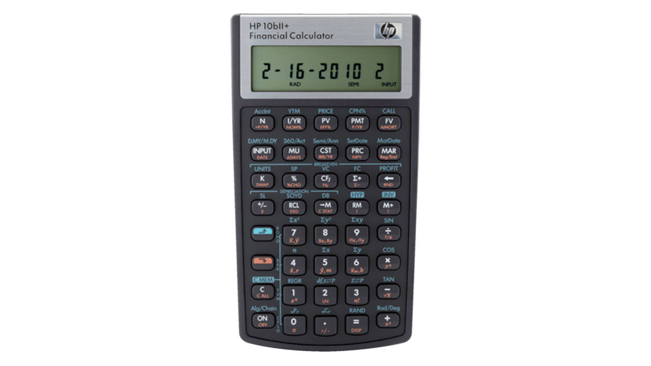 Rekenmachine HP 10BII+