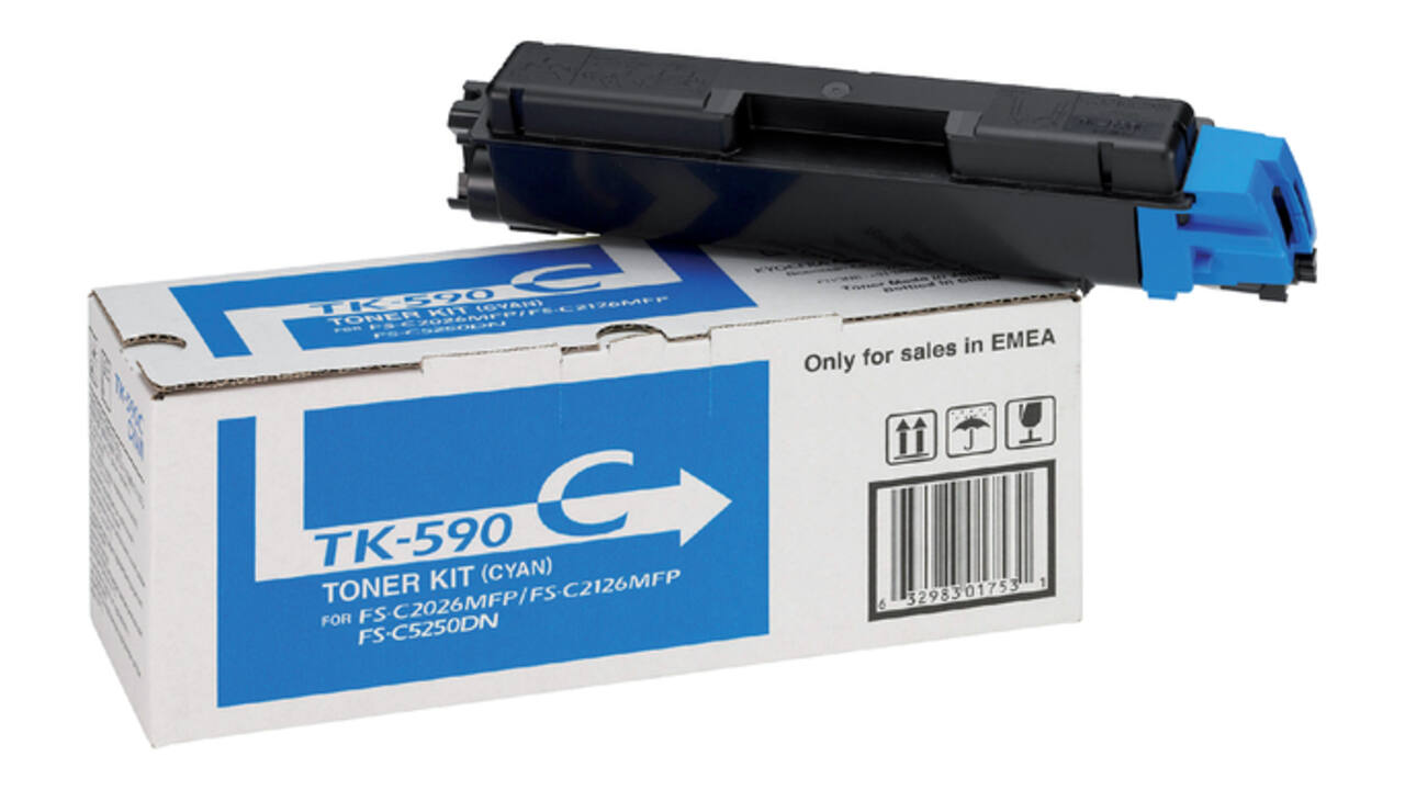 Toner Kyocera TK-590C blauw