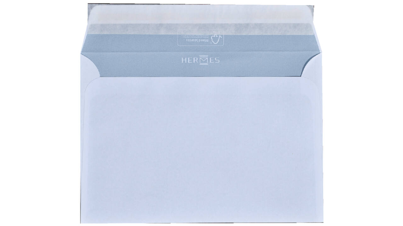 Envelop Hermes bank C5 162x229mm zelfklevend wit doos à 500 stuks