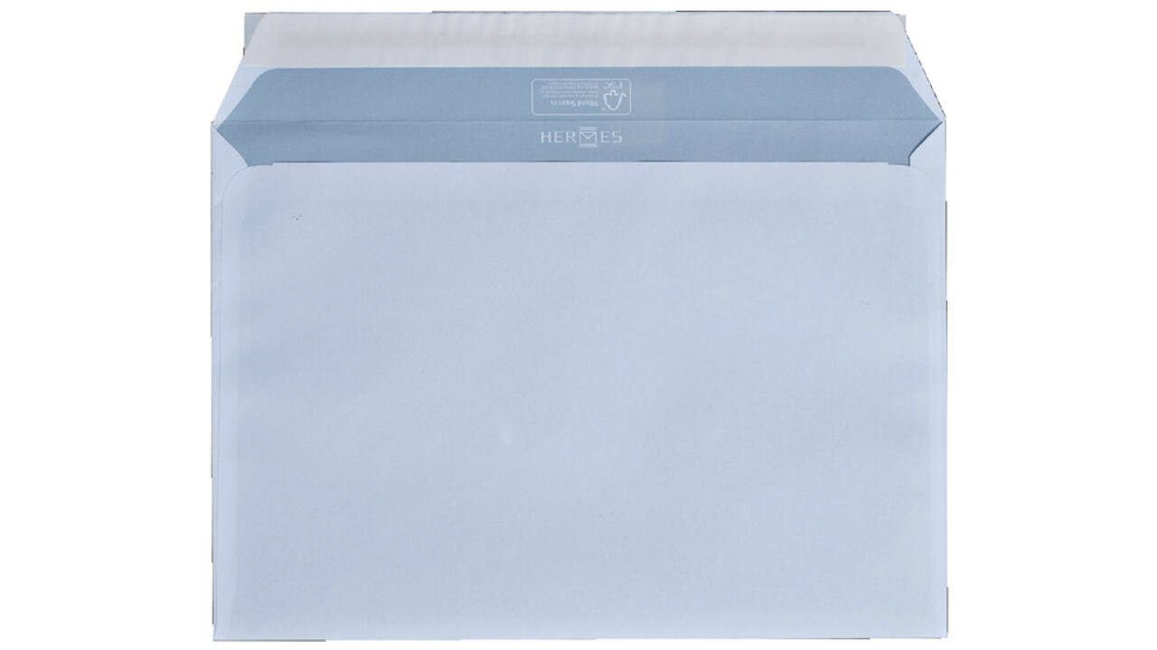 Envelop Hermes bank EA5 156x220mm zelfklevend wit doos à 500 stuks