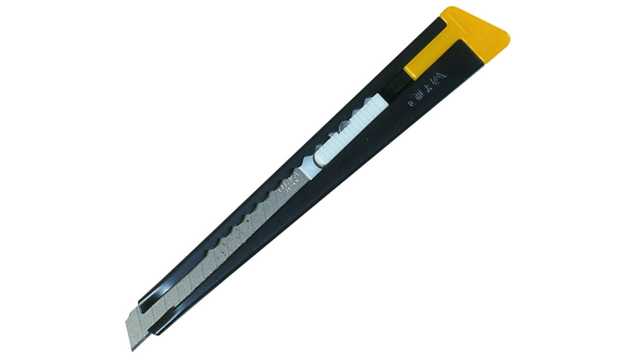 Snijmes Olfa 180 mes 9mm met metalen houder