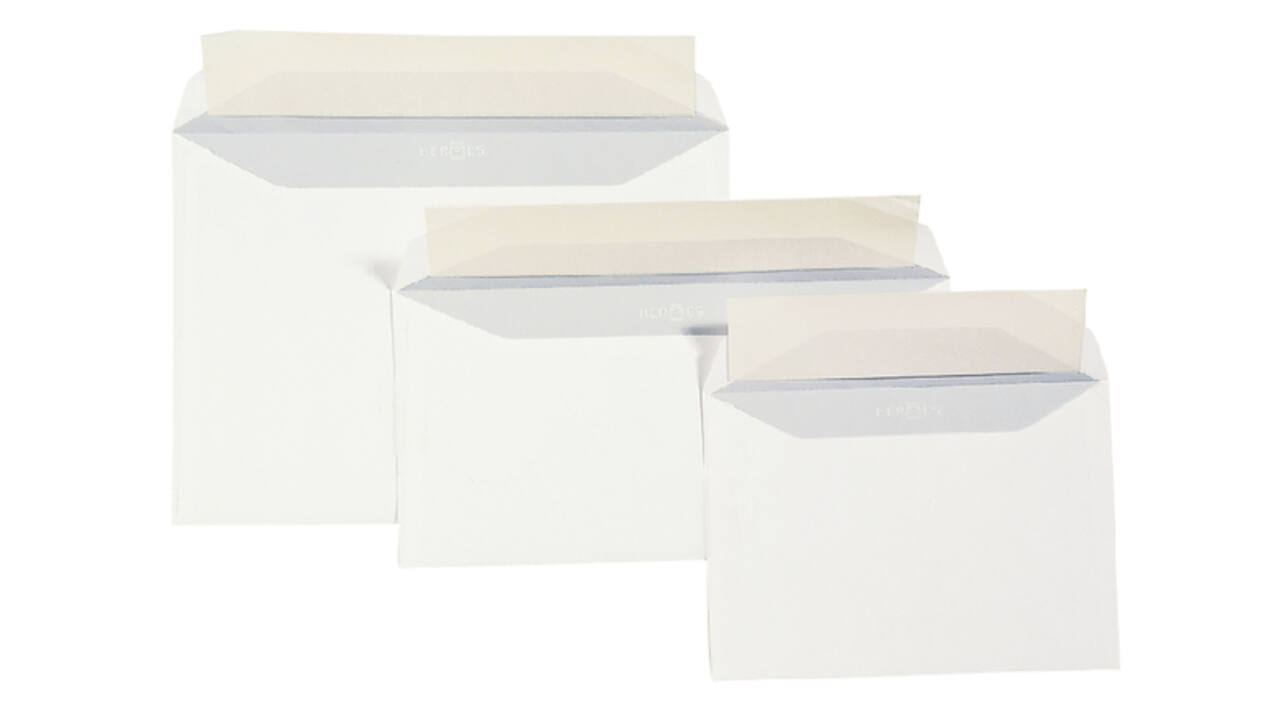Envelop Quantore bank EA5 156x220mm zelfklevend wit 500 stuks