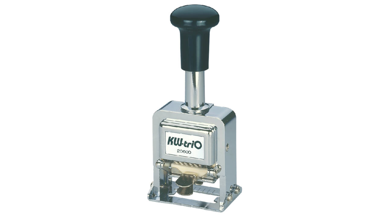 Numeroteur kw-trio 206 met 6 cijfers