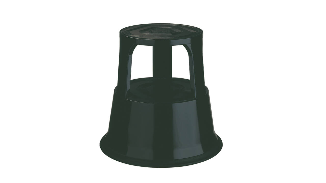 Opstapkruk Desq 420mm metaal zwart