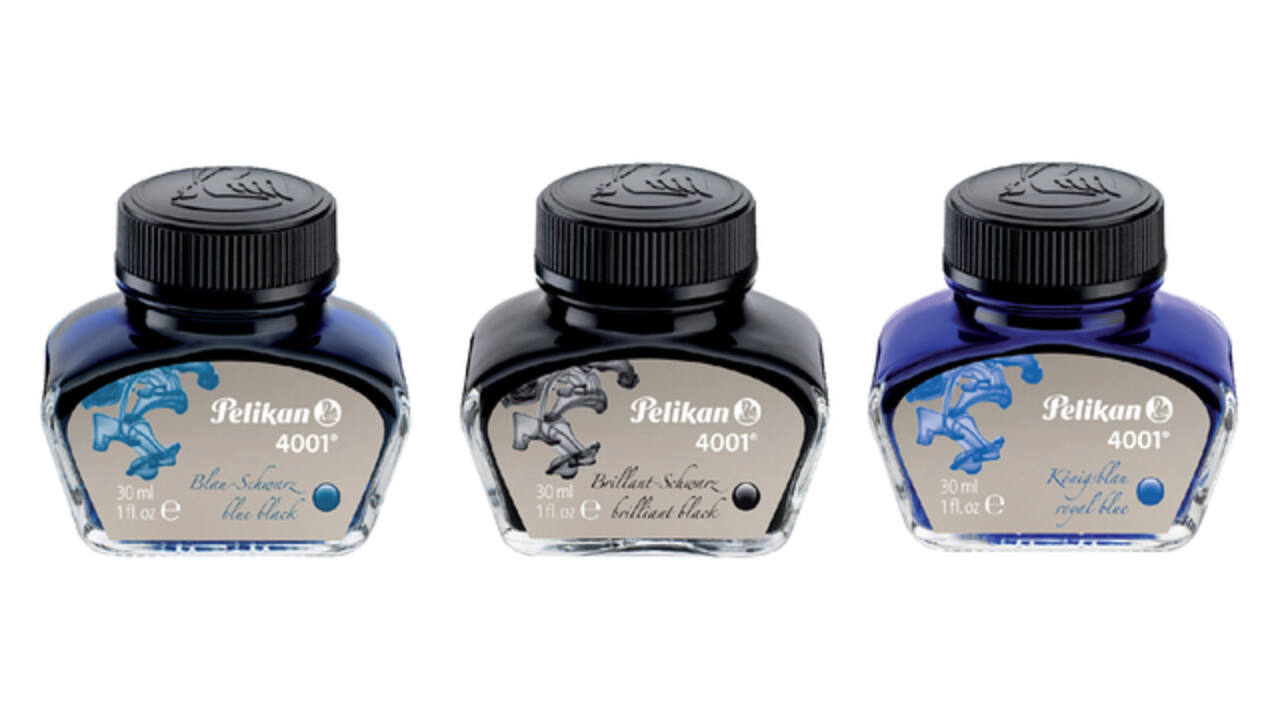 Vulpeninkt Pelikan 4001 30ml briljant zwart