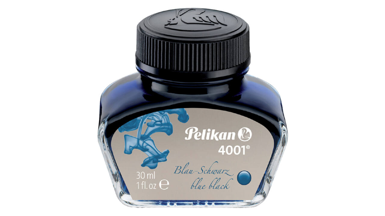 Vulpeninkt Pelikan 4001 30ml blauw/zwart