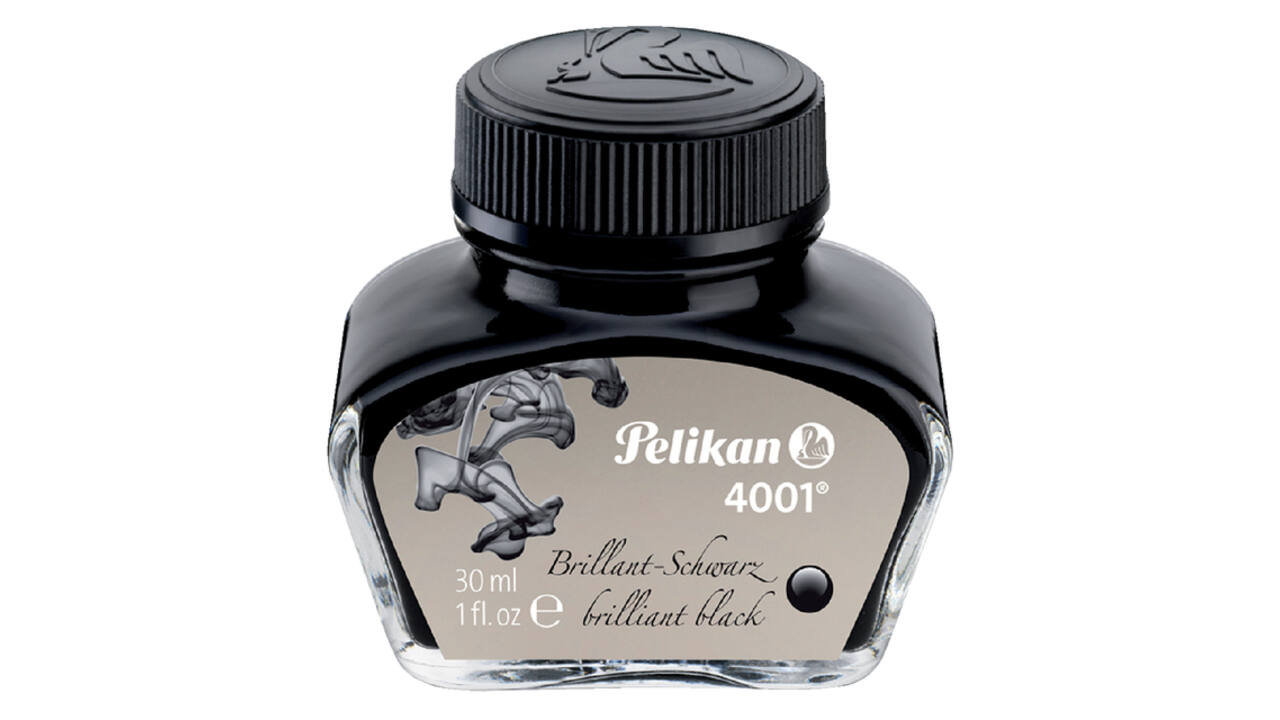 Vulpeninkt Pelikan 4001 30ml briljant zwart