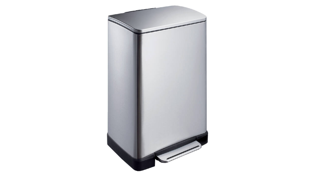 Pedaalemmer EKO E-Cube 40 liter rvs