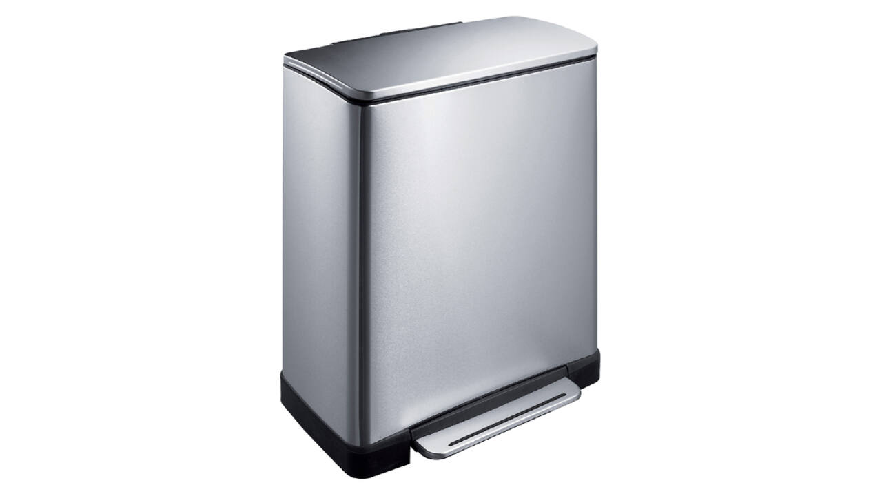 Pedaalemmer EKO E-Cube 50 liter rvs