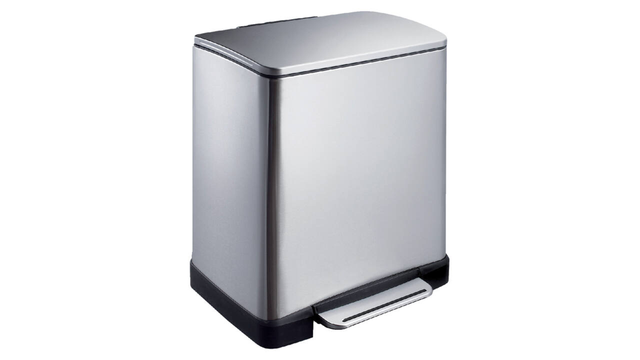 Pedaalemmer EKO E-Cube 20 liter rvs