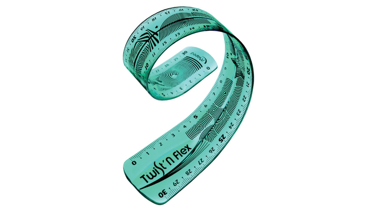 Liniaal Maped Twist 'n Flex 30cm assorti