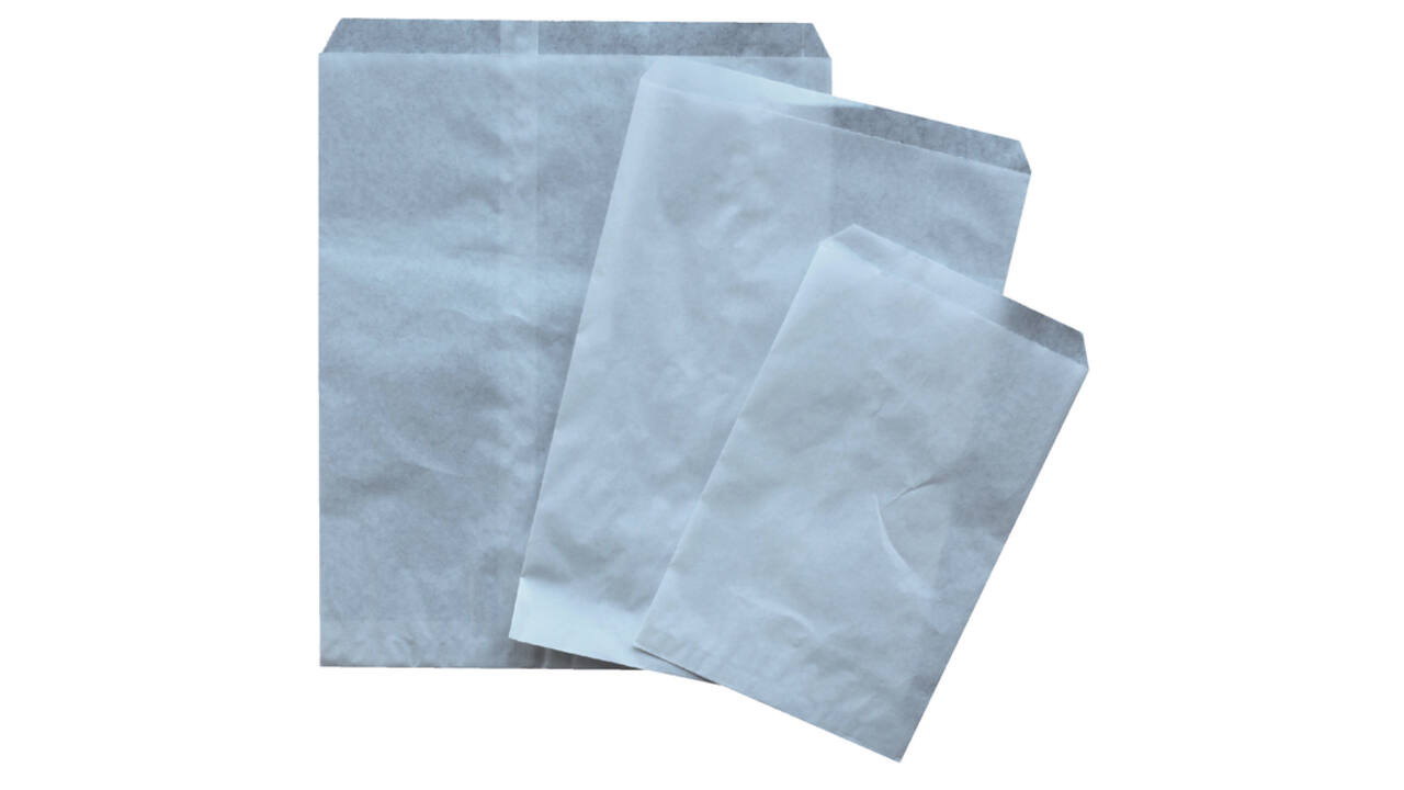 Verpakkingszak IEZZY blanco 150x220mm doos à 1000 stuks wit