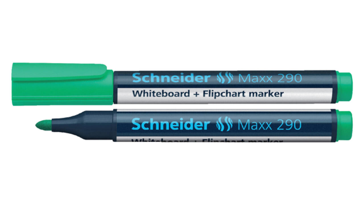 Whiteboardmarker Schneider Maxx 290 rond 2-3mm groen