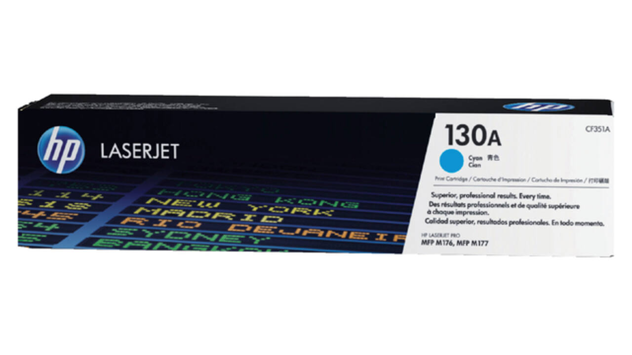 Tonercartridge HP CF351A 130A blauw