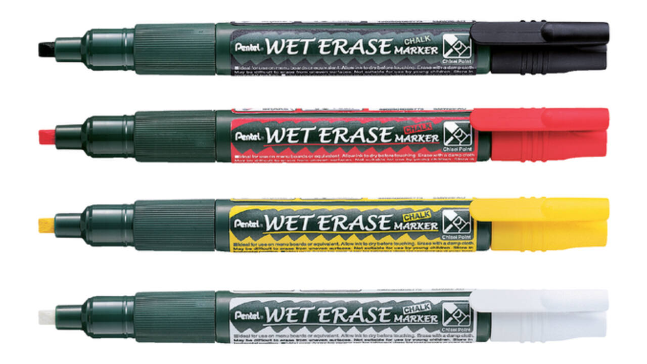 Krijtstift Pentel SMW26 1.5-4mm geel