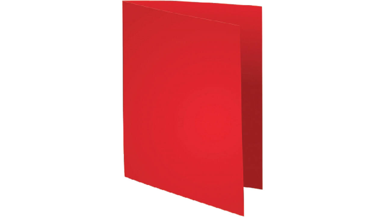 Vouwmap Exacompta Forever A4 170gr rood 100 stuks