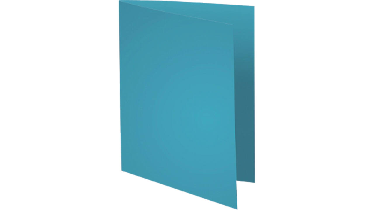 Vouwmap Exacompta Forever A4 170gr lichtblauw 100 stuks